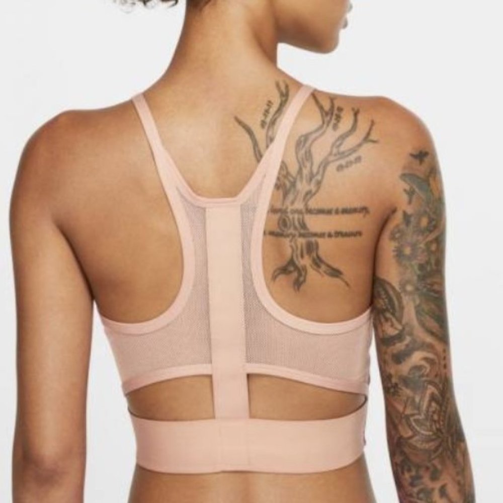 Nike AQ5117-605 Crop Running Tank Rose Gold / Active Fuchsia ( XL )
